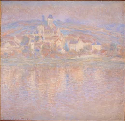 Vetheuil, tramonto (pittura su tela)