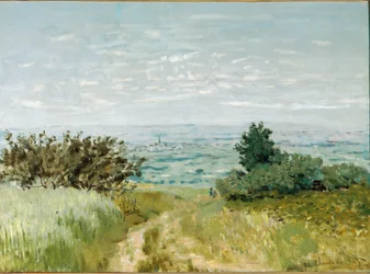 Veduta dalla pianura ad Argenteuil, pendii di Sannois - 1872