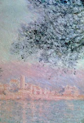 Veduta di Antibes (dettaglio), 1888