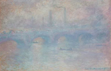 Ponte di Waterloo. Effetto di nebbia