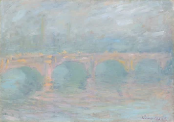 Ponte di Waterloo, Londra, al tramonto