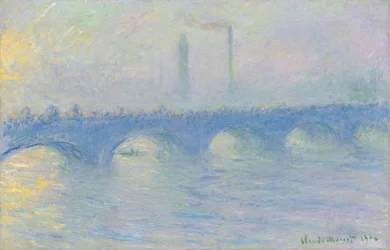 Ponte di Waterloo, effetto nebbia