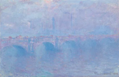 Ponte di Waterloo, effetto di nebbia