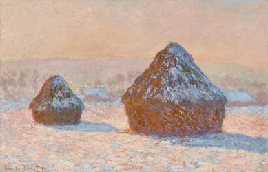 Pagliacci, Effetto neve, Mattina (Meules, Effet de Neige, Le Matin)