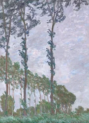 Effetto del vento, serie dei Pioppi, 1891