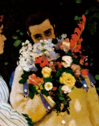 Donne nel giardino (dettaglio)