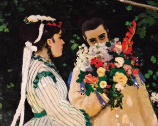 Donne in giardino (dettaglio)