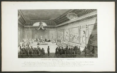Assemblea dei notabili di Versailles, dalla serie Tableaux historiques de la Révolution française