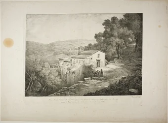 Veduta di un Convento sul Sito della Casa di Orazio