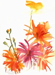 Calendule e altri fiori, 2004
