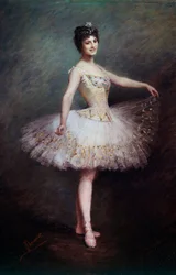 Ritratto di Carlotta Zambelli (1875-1968), ballerina e pedagoga italiana
