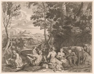 Pasto di campagna, piatto 3 da Pastorales