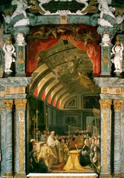 Comunione per Carlo II di Spagna (dipinto su tela)