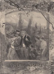Due coscritti, ca. 1830-70