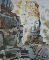 Il Bayon - Gentilezza amorevole, 2000 (acquerello)