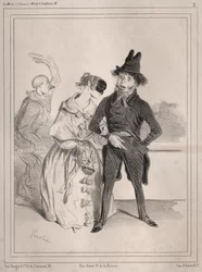 Pochades de carnaval: È singolare! lei mi dice che sono Philibert Désormeaux, e che passo per un imbecille!! ....dove diavolo l