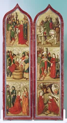 La leggenda di Santa Margherita, altare del convento di Santa Madeleine a Strasburgo
