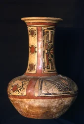Vaso a collo alto, fase Cocle antica, 700-800 d.C.