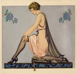Illustrazione per la brochure della Holeproof Hosiery Company, 1922