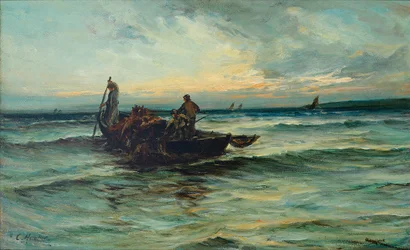 Tirare le reti al tramonto