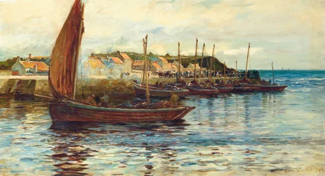 Navi nel porto di Oban, 1892