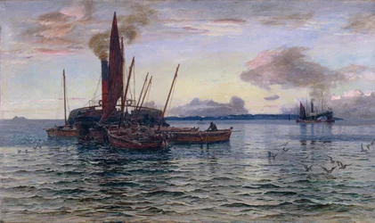 Il Mercato delle Aringhe in Mare (Su Loch Fyne, Argyll)