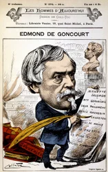 Edmond de Goncourt - Coll-Toc, in "Les Hommes d