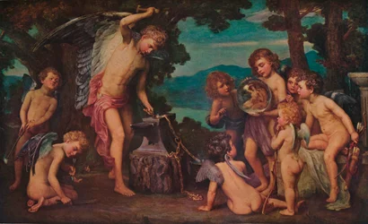 La fucina di Cupido, c1905, 1916