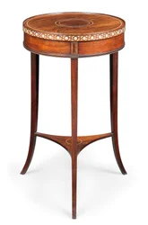Tavolino vittoriano intarsiato, c.1880