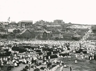Il mercato, Antananarivo, Madagascar, 1895