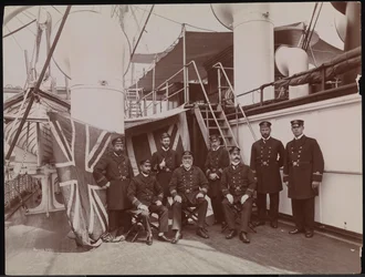 Cunard Line, S.S. "Umbria", c.1897 (foto b/n)