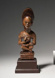 Figura di madre e bambino, metà-fine 1800