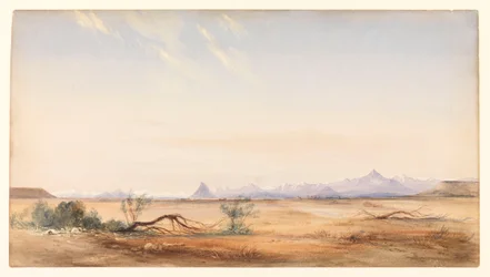 Cordigliera delle Ande, vista dalla Piana del Mistero, vicino a Santa Cruz, c.1878