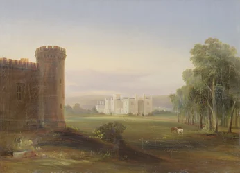 Government House e scuderie, Sydney, 1841