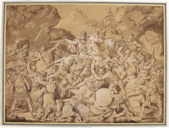 Scena di battaglia antica