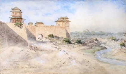 Hata Men. Una delle Porte Sud della Città Tartara, Pechino 1879