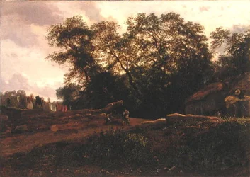 Il bordo della foresta, fine anni 1830