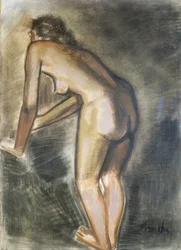 Nudo in piedi, di Constant Permeke