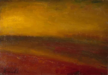 Paesaggio al tramonto