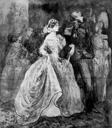 Una ricezione a corte, XIX secolo, 1930