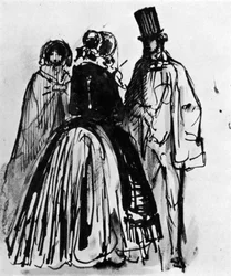 Conversazione, XIX secolo, 1930