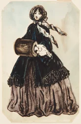 La dama con lo scialle