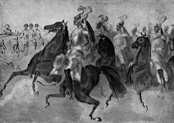 La scorta dei corazzieri, XIX secolo, 1930