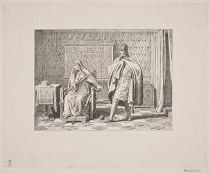 Illustrazione per Svend Grundtvig, "Marsk Stig: Ballata popolare danese del XIII secolo", 1861