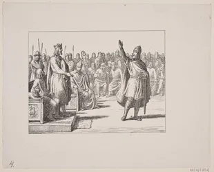 Illustrazione per Svend Grundtvig, "Marsk Stig: Ballata popolare danese del XIII secolo", 1861