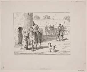 Illustrazione per Svend Grundtvig, "Marsk Stig: Dansk Folkevise Fra 13de Aarhundrede", 1861