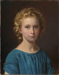 Margrethe Vullum da bambina (nata Lehmann)