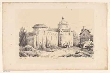 Forte in un villaggio (Il paesaggio)
