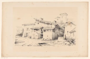 Case e torre (Il Paesaggio)