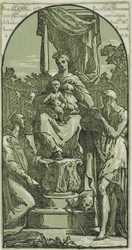 Madonna con Bambino in trono, San Girolamo e San Francesco
